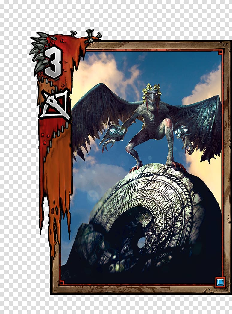 Gwent: The Witcher Card Game Harpy CD Projekt Celeno, harpia transparent background PNG clipart