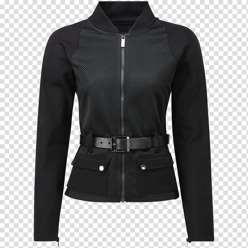 Leather jacket Coat T-shirt Clothing, women jacket transparent background PNG clipart