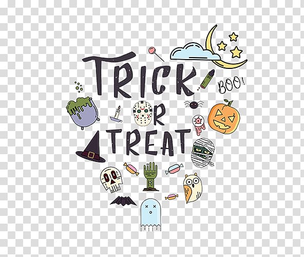Halloween Trick-or-treating Jack-o\'-lantern Icon, trick,or,treat transparent background PNG clipart