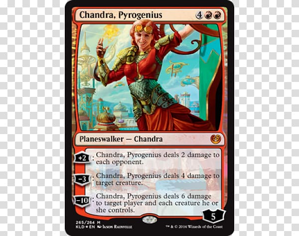 Magic: The Gathering Playing card Collectible card game Chandra, Pyrogenius Planeswalker, others transparent background PNG clipart