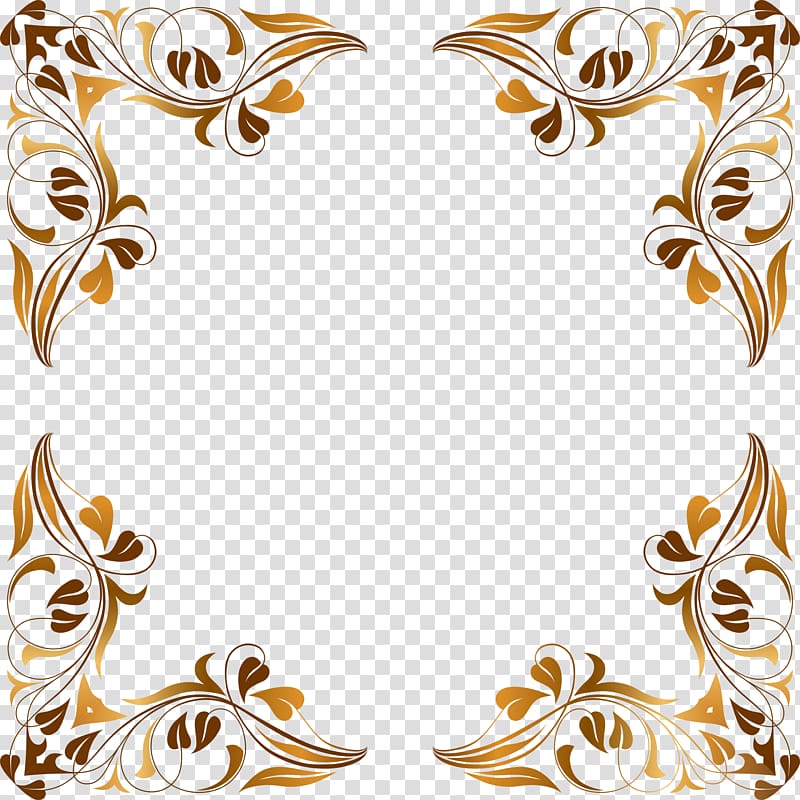 frame Decorative arts , Floral Flourish transparent background PNG clipart