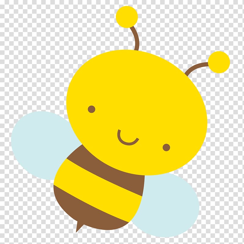 Honey bee Illustration Yellow, bee transparent background PNG clipart