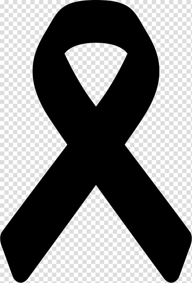 Black ribbon illustration, Black ribbon National day of mourning Death