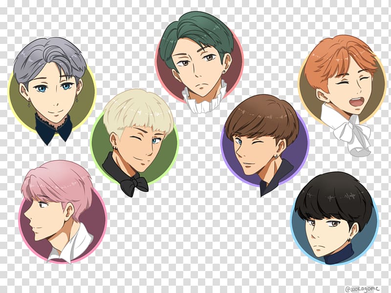 BTS Fan art Wings Anime, wings transparent background PNG clipart