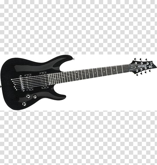 Schecter Guitar Research Schecter C-1 Hellraiser Seven-string guitar Electric guitar, electric guitar transparent background PNG clipart