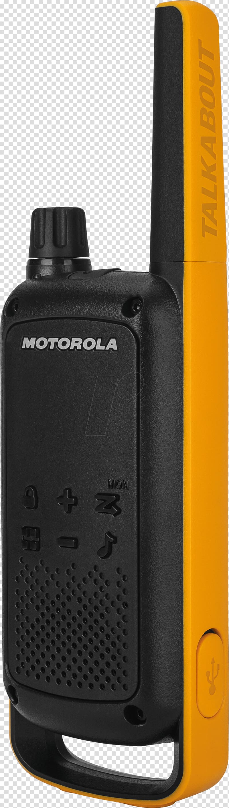 Motorola Talkabout T82 Extreme 188069 PMR446 Walkie-talkie Two-way radio Professional mobile radio, walkie talkie transparent background PNG clipart