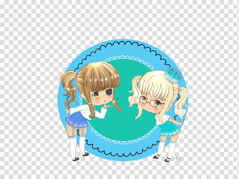Turquoise Character Animated cartoon, eyepatch anime girl transparent background PNG clipart