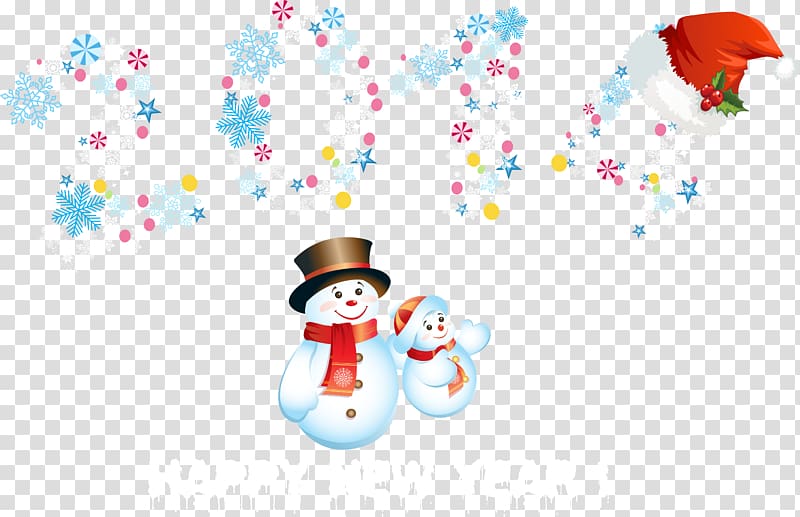 Christmas New Year Blog Snowman, cock transparent background PNG clipart