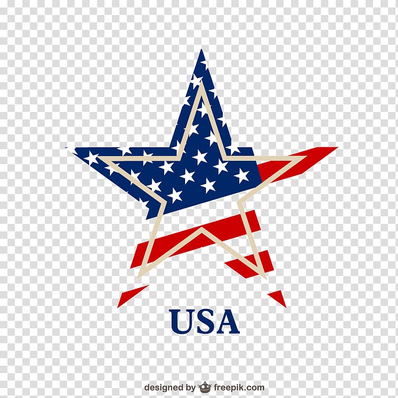 Flag of the United States Scalable Graphics, Creative pentagram transparent background PNG clipart