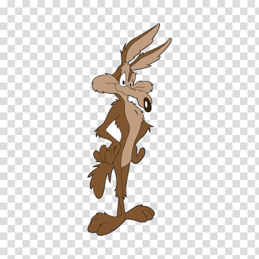 Wile E. Coyote and the Road Runner Cartoon Looney Tunes, Wil E Coyote transparent background PNG clipart