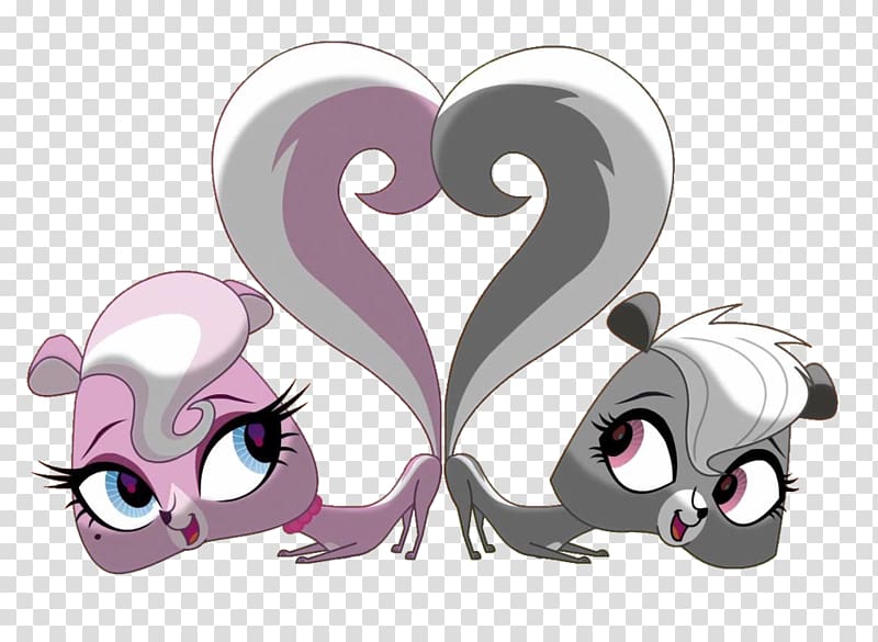 Littlest Pet Shop Zoe Trent Penny Ling Discovery Family Cartoon, skunk transparent background PNG clipart