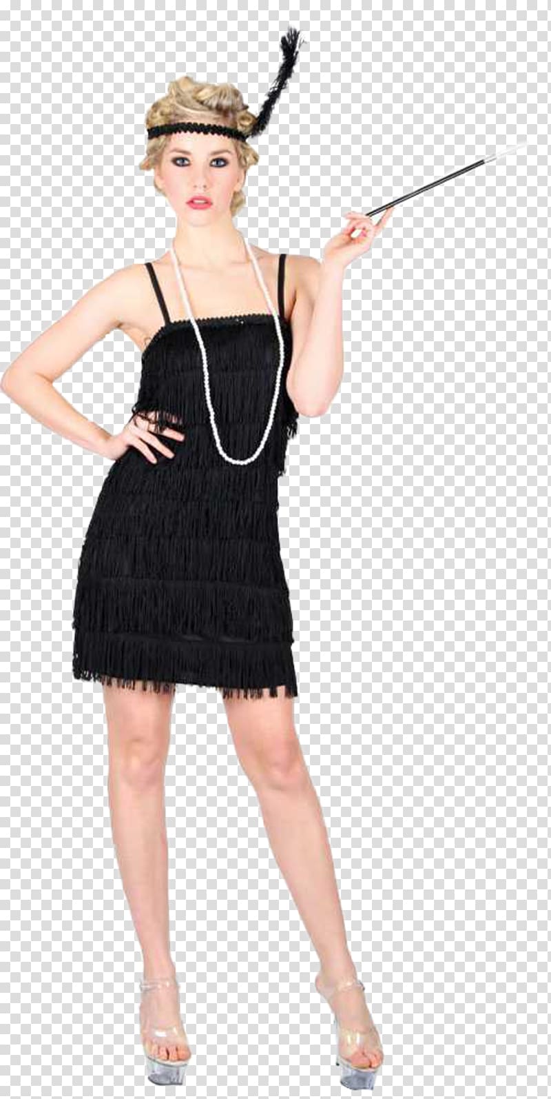 1920s Flapper Costume party Dress, dress transparent background PNG clipart