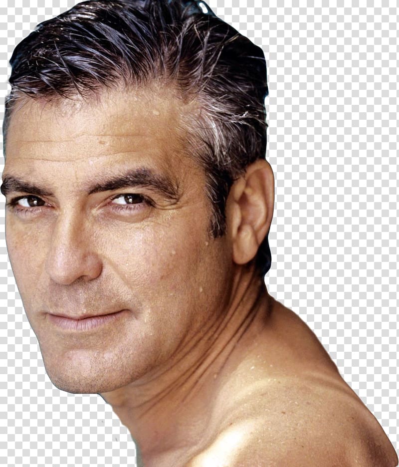 George Clooney Film Producer Hollywood Celebrity, men transparent background PNG clipart