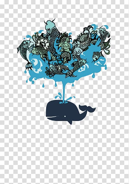 Graphic design Poster Creativity Illustration, shark transparent background PNG clipart