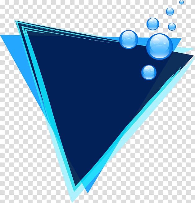 triangle and bubbles , Loughborough Blue, Blue Dream Bubble border triangle transparent background PNG clipart