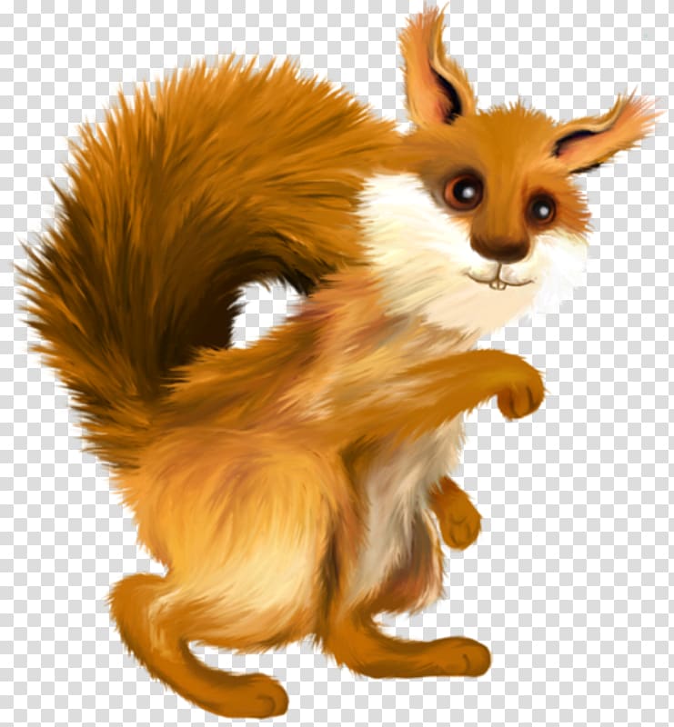 Red fox Scape Rodent Tree squirrel, Vo transparent background PNG clipart