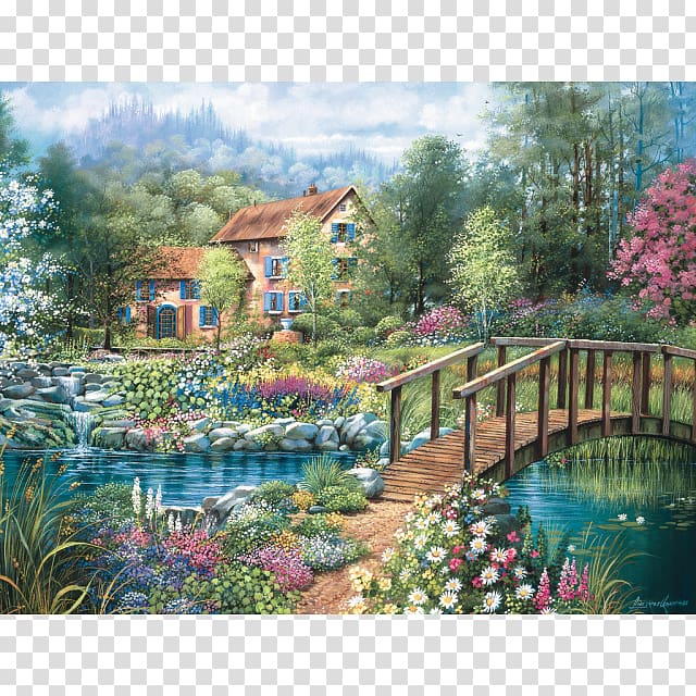 Jigsaw Puzzles Ravensburger Landscape Buffalo Games, painting transparent background PNG clipart