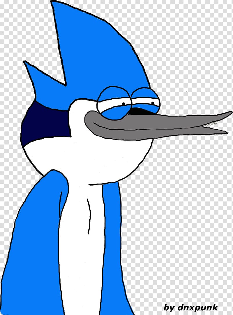Mordecai Rigby Drawing Art, mustash transparent background PNG clipart