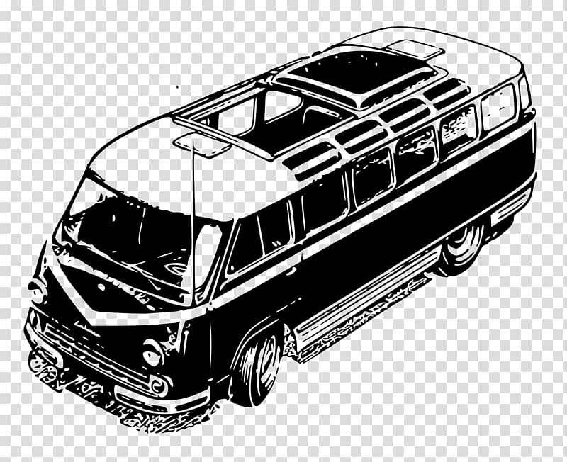 Car Minivan Bus, trafic transparent background PNG clipart