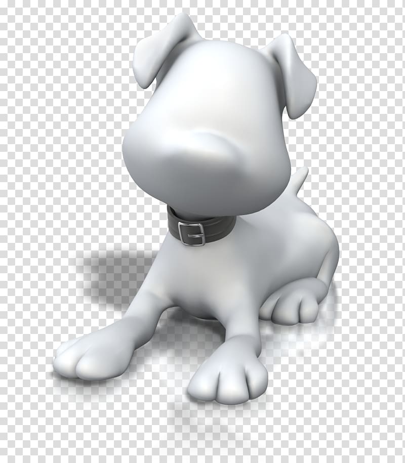 lying white dog art, Dog Pet sitting Stick figure Presentation PowerPoint animation, 3d dog transparent background PNG clipart