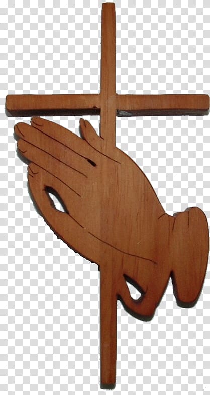 /m/083vt Product design Wood, wooden cross with praying hands drawings transparent background PNG clipart