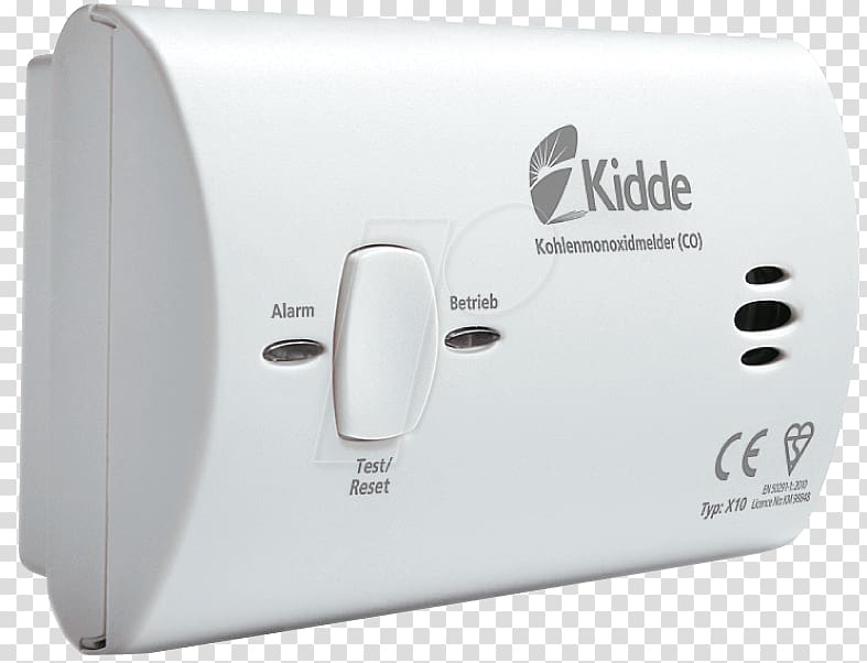 Carbon monoxide detector Kidde Alarm device Smoke detector, smoke transparent background PNG clipart