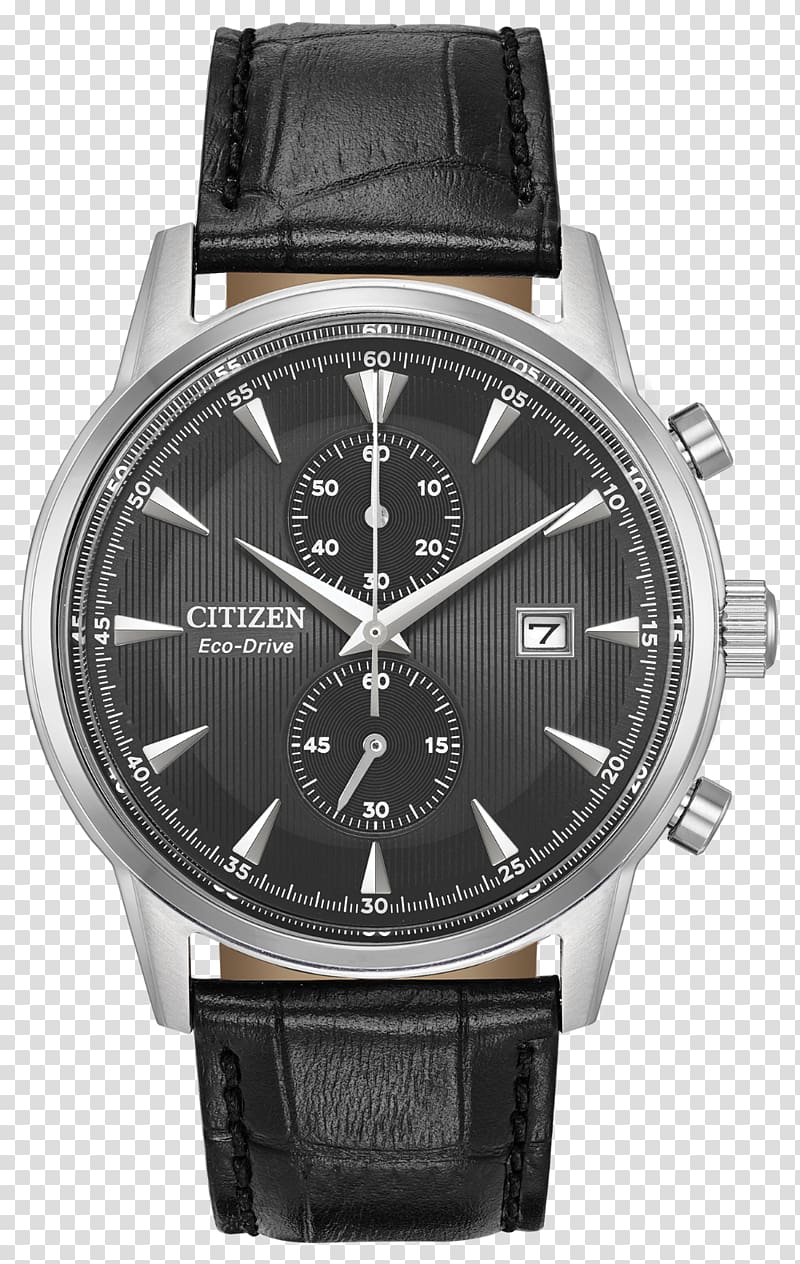 Eco-Drive Citizen Holdings Watch strap Chronograph, men rights movement transparent background PNG clipart