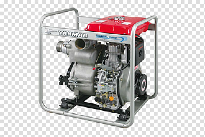 Diesel engine Pump Yanmar Motopompe, engine transparent background PNG clipart