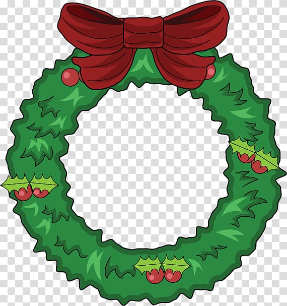 Christmas Wreath Free content Holiday , Evergreen Garland transparent background PNG clipart