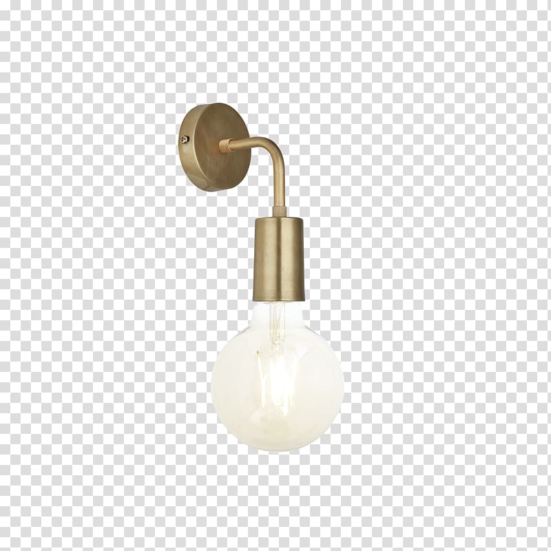 Light fixture Brass Sconce Wall, light transparent background PNG clipart