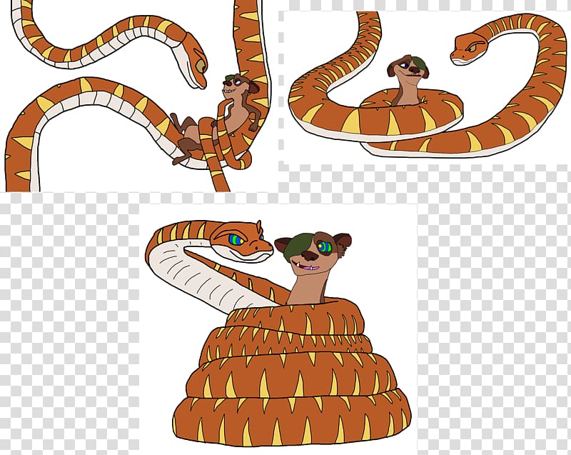 Kaa Snake Fan art Character, snake transparent background PNG clipart