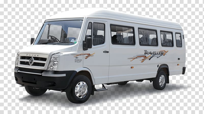 white Traveler motorhome, Car Tempo Traveller Udaipur Tempo Traveller Hire in Delhi Gurgaon Bajaj Auto Bus, Travel transparent background PNG clipart