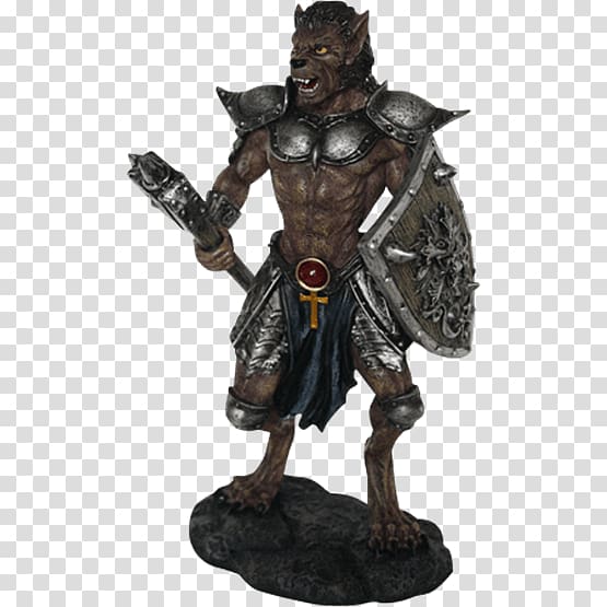 Figurine Viktor John Jameson Werewolf Sculpture, werewolf transparent background PNG clipart