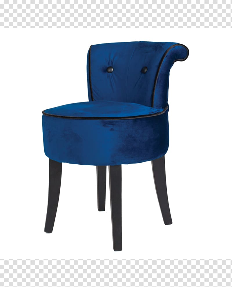 Chair Cobalt blue Couch Furniture, chair transparent background PNG clipart