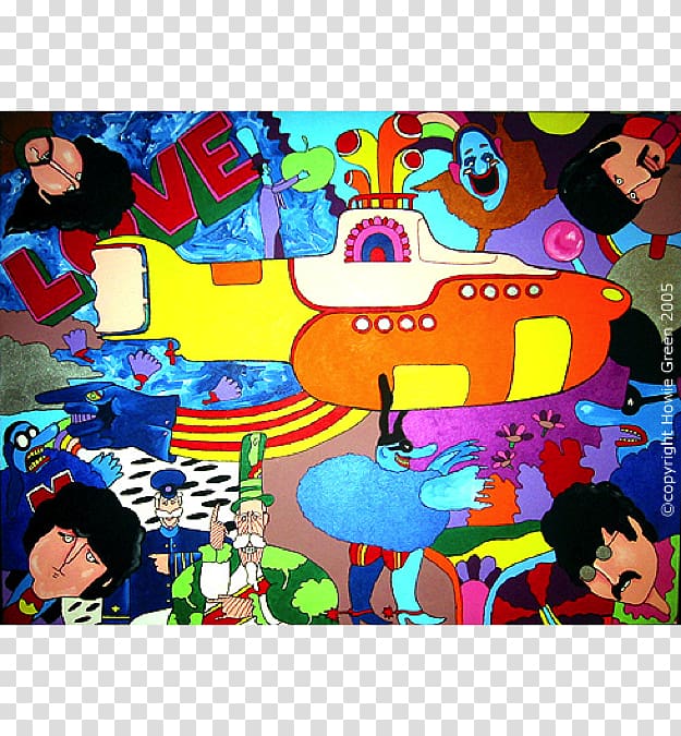 The Beatles Yellow Submarine Art Film Song, yellow submarine transparent background PNG clipart