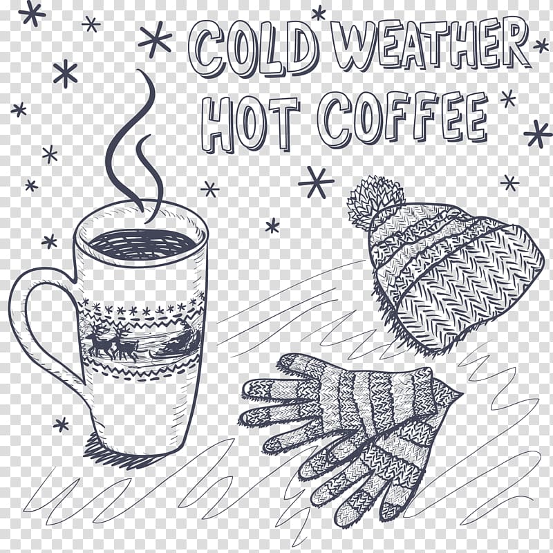 hot coffee drawing