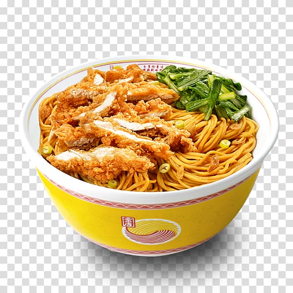 Chinese noodles Lo mein Hainanese chicken rice Fried noodles Chinese cuisine, others transparent background PNG clipart