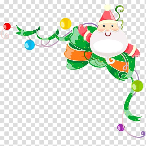 Christmas frame Free content , Santa Claus transparent background PNG clipart