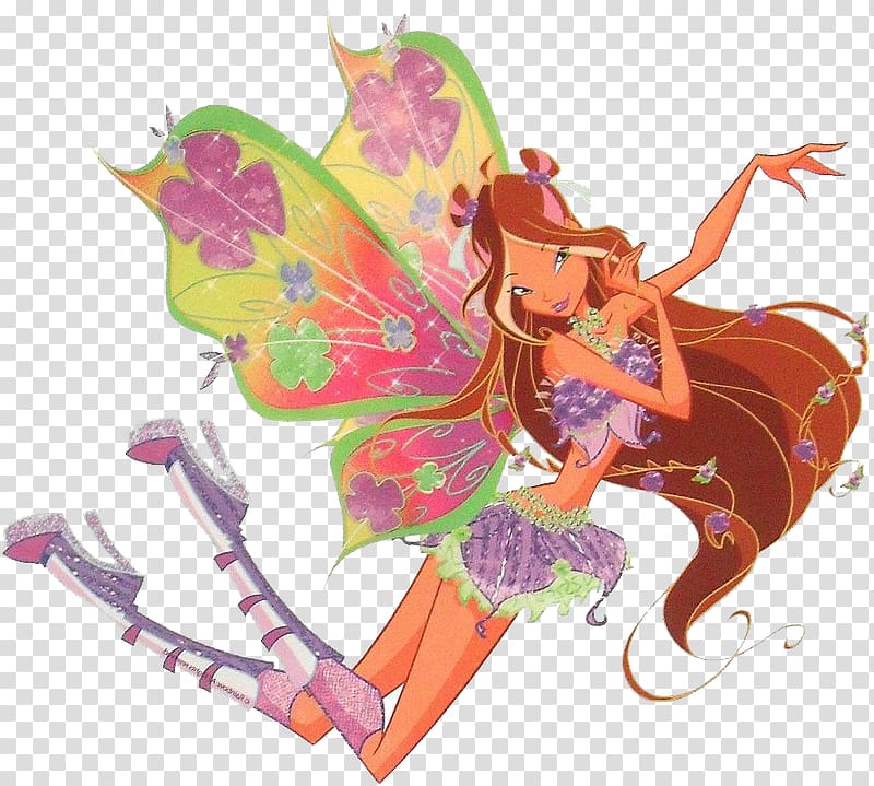 Flora Tecna Winx Club: Believix in You Musa Bloom, Fairy transparent background PNG clipart