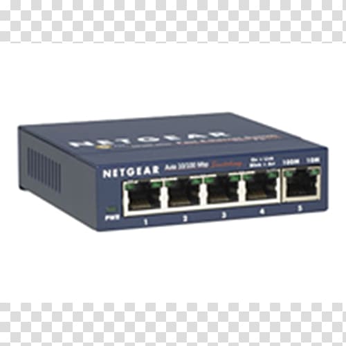 Network switch Gigabit Ethernet Computer network Fast Ethernet, others transparent background PNG clipart