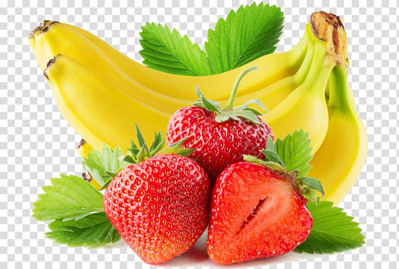 Strawberry Banana Fruit , strawberry transparent background PNG clipart
