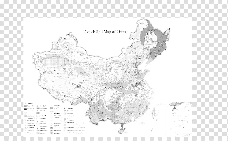 China Soil map Soil classification Soil science, China transparent background PNG clipart