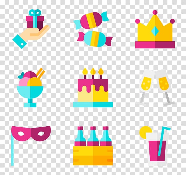 Computer Icons Birthday Party , Birthday transparent background PNG clipart