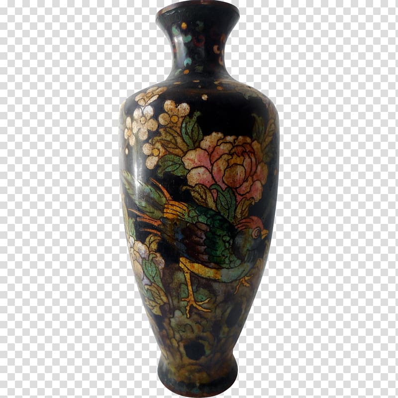 Vase Ming dynasty Cloisonné Chinese ceramics, vase transparent background PNG clipart