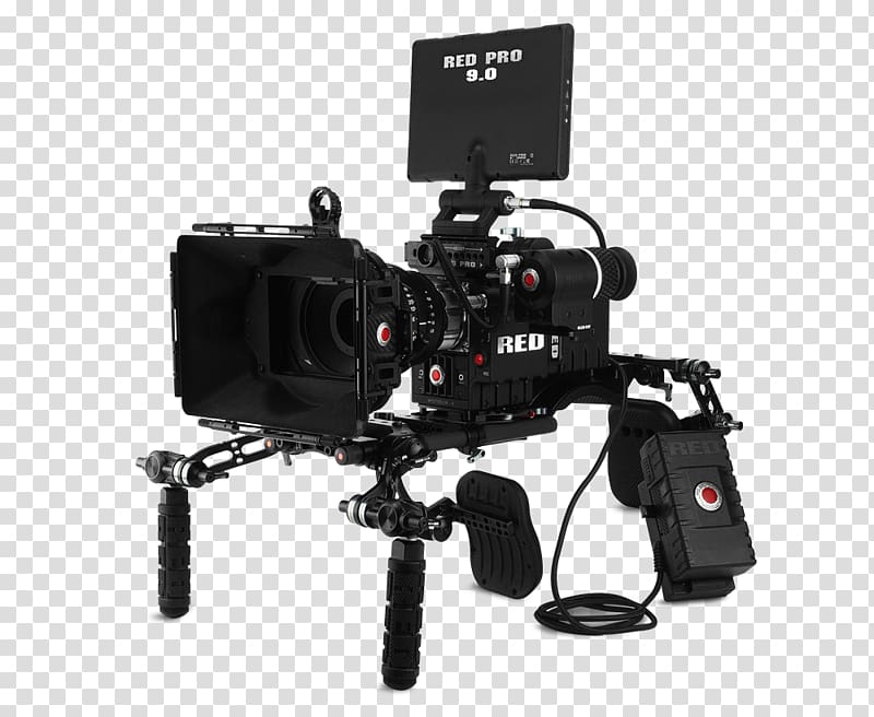 Red Digital Cinema Camera Company Film Video Digital movie camera, Camera transparent background PNG clipart