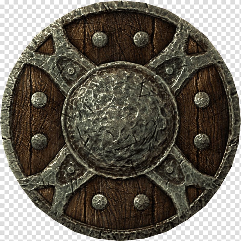 Old Viking Shield transparent background PNG clipart