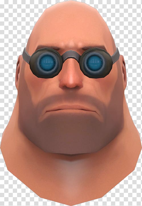 Goggles Team Fortress 2 Loadout Nose Eye, nose transparent background PNG clipart