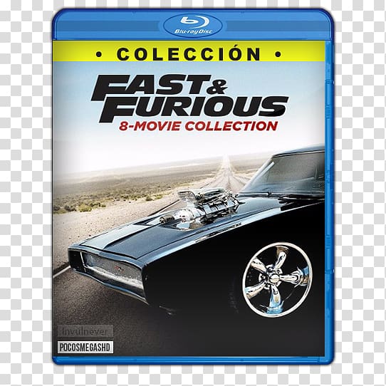 Blu-ray disc The Fast and the Furious DVD Box set Film, rapido y furioso transparent background PNG clipart