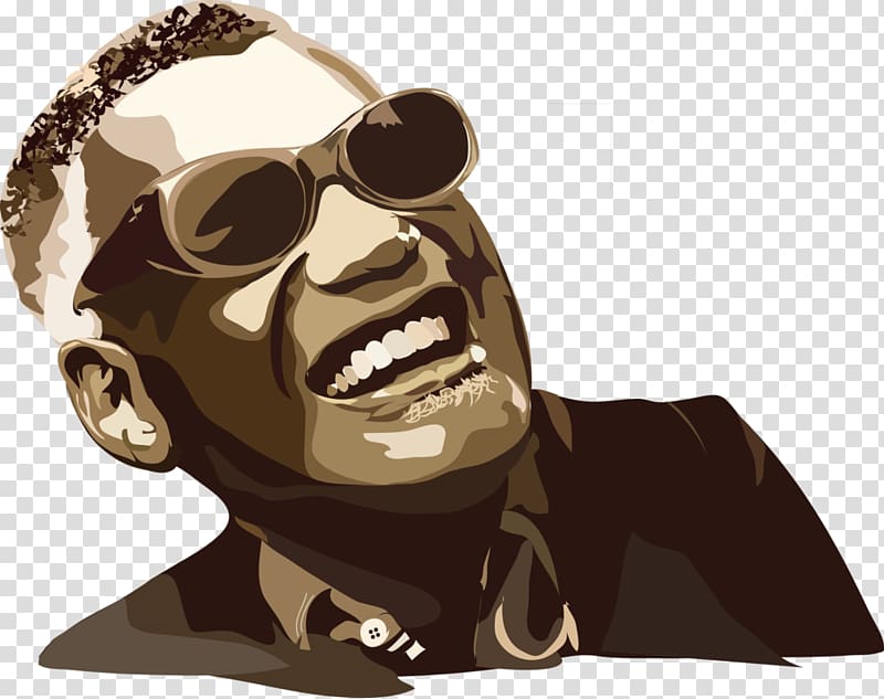 Ray Charles Song My World Hit the Road, Jack One Drop of Love, Ray Charles transparent background PNG clipart