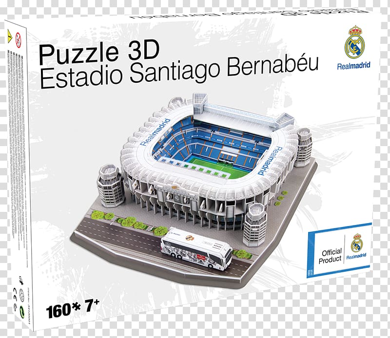 3D Puzzle Nanostad Spain - Santiago Bernabeu Real Madrid football stadium -  Jigsaw